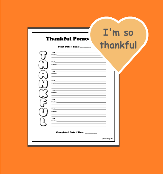 Thankful Pomodoro
