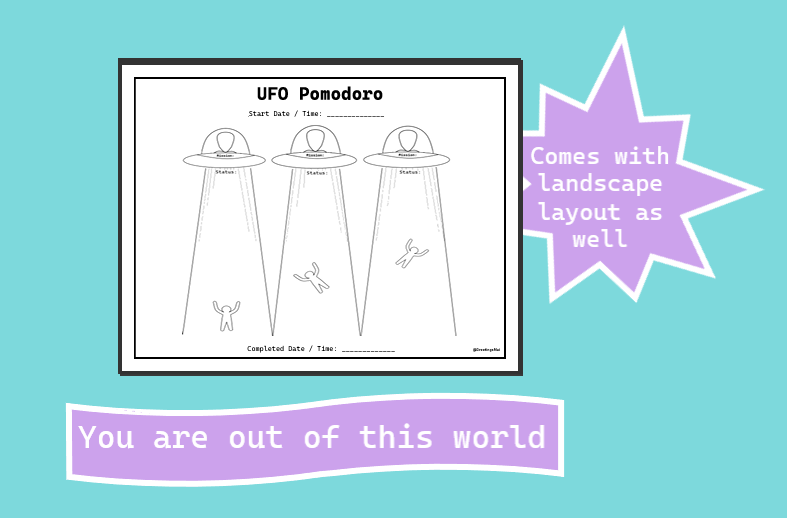 UFO Pomodoro
